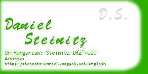 daniel steinitz business card